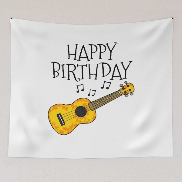 Item preview, Ukulele Happy Birthday Ukulelist Music Teacher Musician designed and sold by doodlerob.