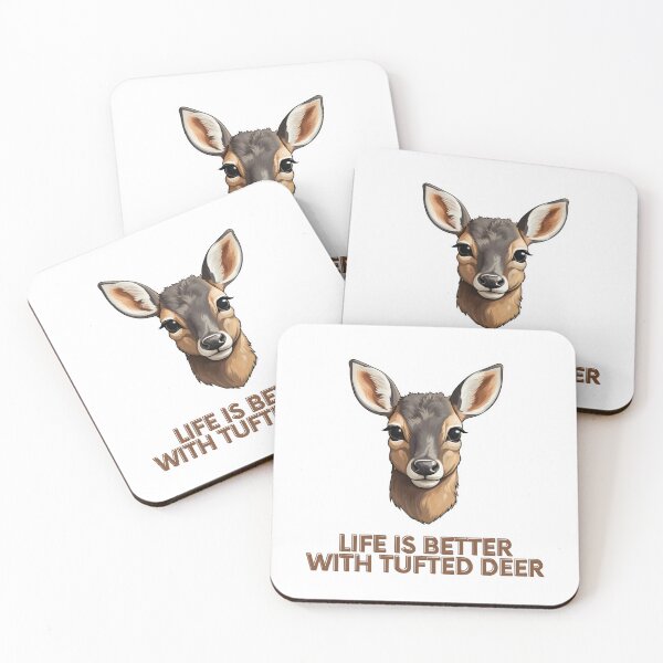 Item preview, Life is better with Tufted Deer designed and sold by SMARTKIT  DESIGNAGENCY.