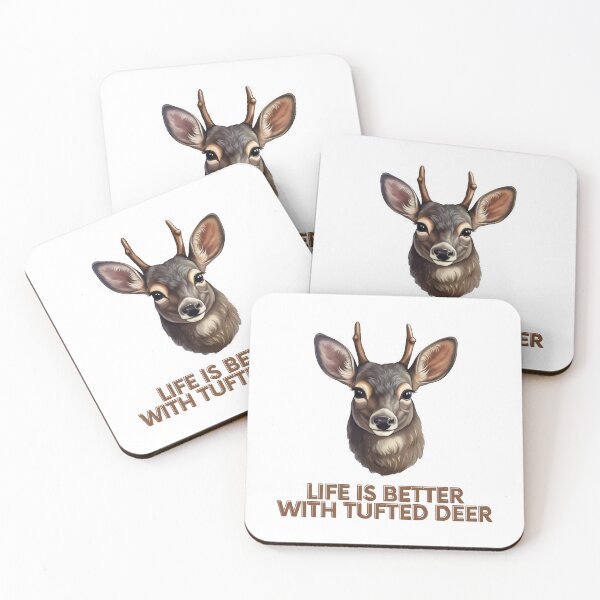Item preview, Life is better with Tufted Deer designed and sold by SMARTKIT  DESIGNAGENCY.