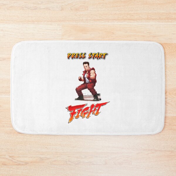 Item preview, Press Start FIGHT! Elon Musk Meme Showdown designed and sold by PaddyMcKhan.