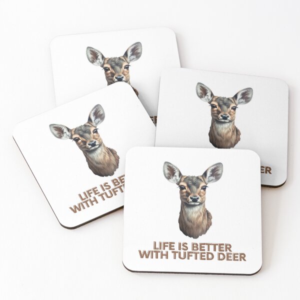 Item preview, Life is better with Tufted Deer designed and sold by SMARTKIT  DESIGNAGENCY.