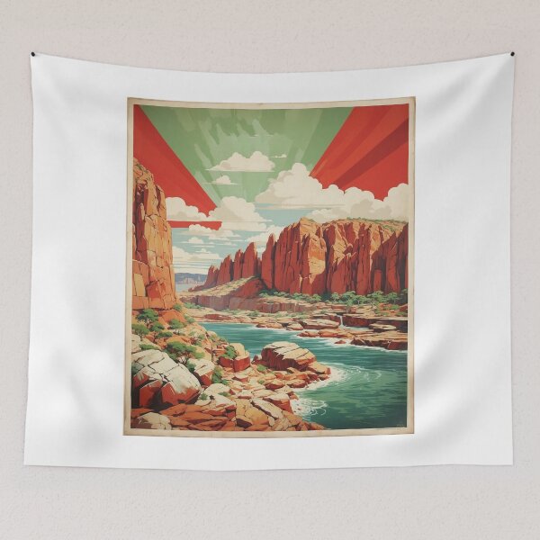 Artikelvorschau, The Rocks Australia Tourism Vintage Poster 2 entworfen und verkauft von TravelersGems.