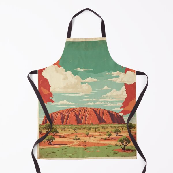 Artikelvorschau, Uluru Australien Tourismus Vintage Poster entworfen und verkauft von TravelersGems.