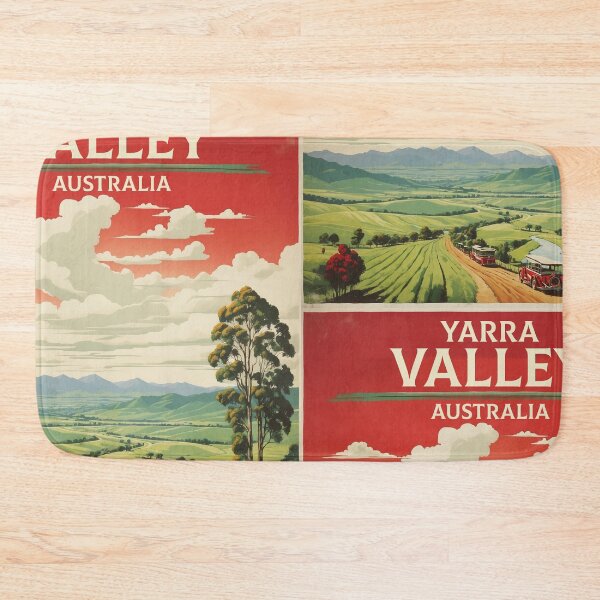 Item preview, Yarra Valley Australia Tourism Vintage Poster designed and sold by TravelersGems.