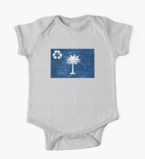 South Carolina SC Earth Day Celebration Recycle Symbol Environment Flag One Piece - Short Sleeve