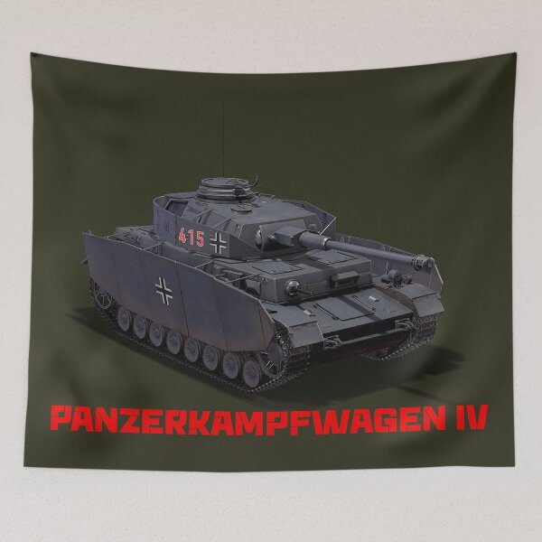 Item preview, Panzer 4 Panzerkampfwagen IV WW2 tank designed and sold by Retr0Tshirts.