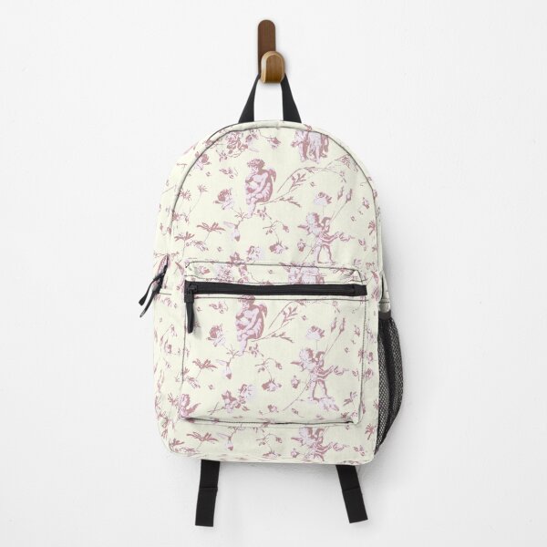 Item preview, Cute Vintage Cherub Cupid Angels Pink Floral Toile designed and sold by tanjica.