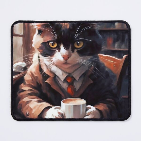 Item preview, The cat drinks coffee designed and sold by m-y-A-I-A-R-T-.