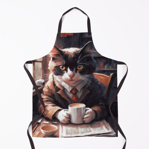 Item preview, The cat drinks coffee designed and sold by M-Y-A-R-T-.