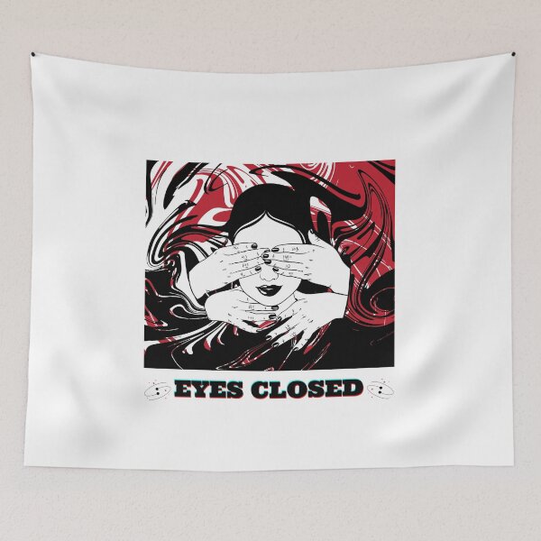 Item preview, Eyes Closed designed and sold by patternshoprad.