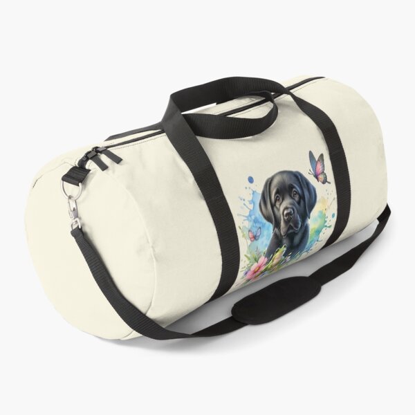 Item preview, Black Lab Puppy Spring Splash designed and sold by critterpatchusa.
