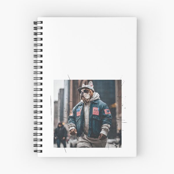 Item preview, Hiphop bulldog in big city - dog designed and sold by coolvibes-shop.