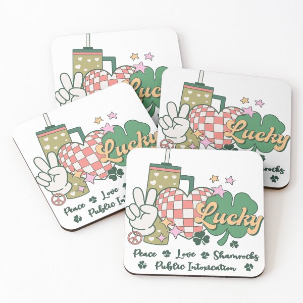 Item preview, St. Patrick's Day - Peace, Love, Shamrock and Public Intoxication designed and sold by BHeiko.