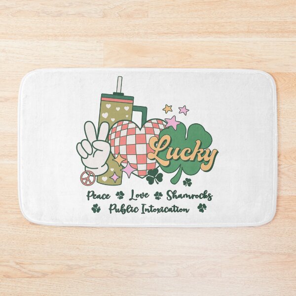 Item preview, St. Patrick's Day - Peace, Love, Shamrock and Public Intoxication designed and sold by BHeiko.