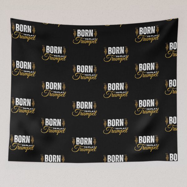 Item preview, Born to play trumpet designed and sold by annoying-shirts.
