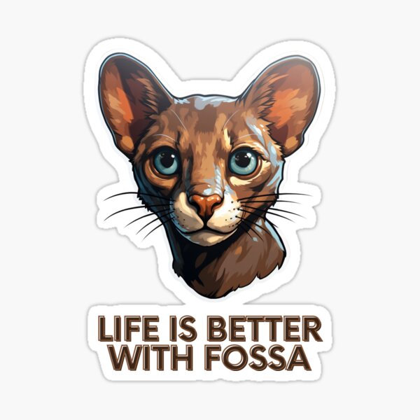 Item preview, Life is better with Fossa designed and sold by SMARTKIT  DESIGNAGENCY.