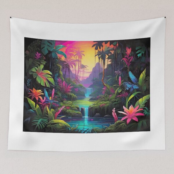 Item preview, Enigmatic Neon Wilderness (659) designed and sold by WASjourney.