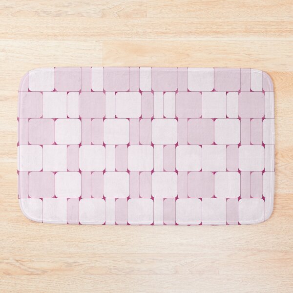 Item preview, Pink squares with fuchsia borders designed and sold by marufemia.