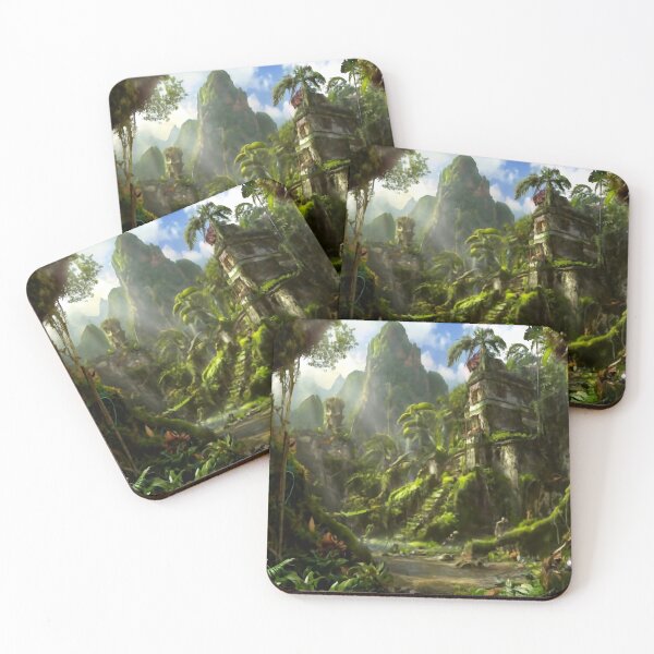Item preview, The lost city with a lot vegetation designed and sold by M-Y-A-R-T-.