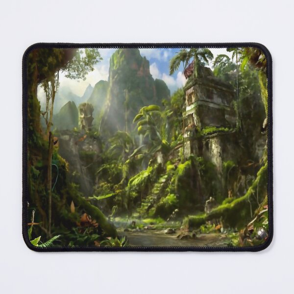 Item preview, The lost city with a lot vegetation designed and sold by M-Y-A-R-T-.
