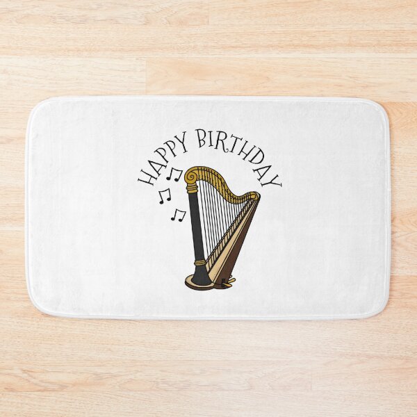 Item preview, Harp Happy Birthday Harpist String Musician designed and sold by doodlerob.