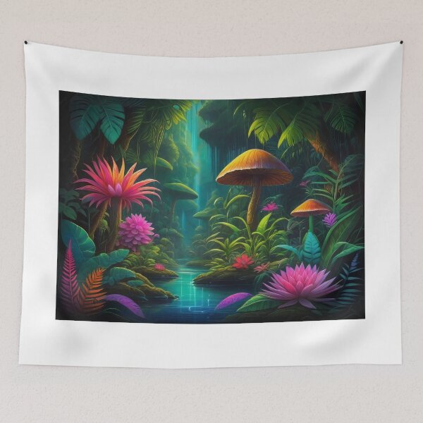 Item preview, Radiant Neon Flora (661) designed and sold by WASjourney.