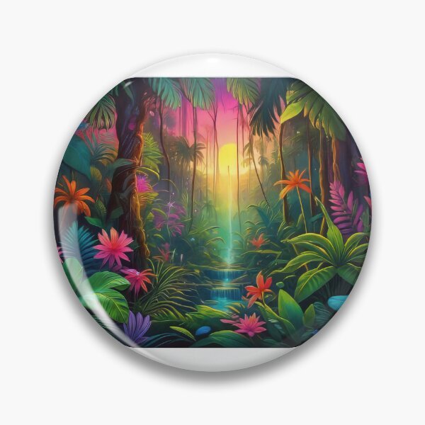 Item preview, Neon Jungle Tapestry (662) designed and sold by WASjourney.