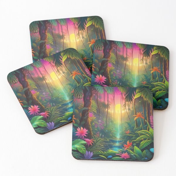 Item preview, Neon Jungle Tapestry (662) designed and sold by WASjourney.