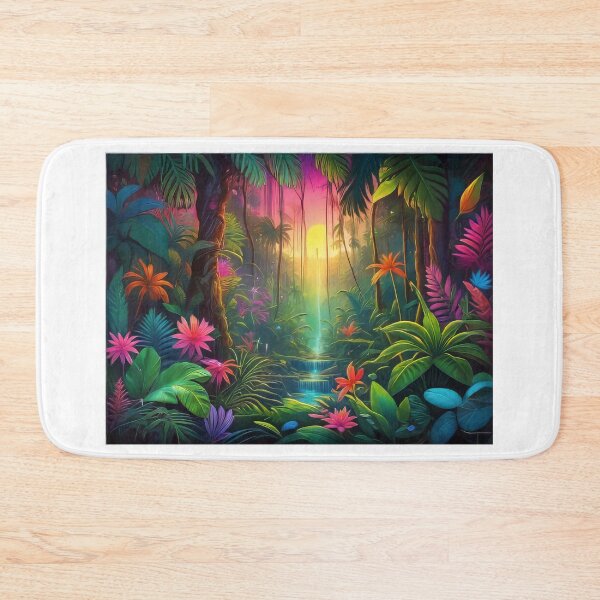 Item preview, Neon Jungle Tapestry (662) designed and sold by WASjourney.