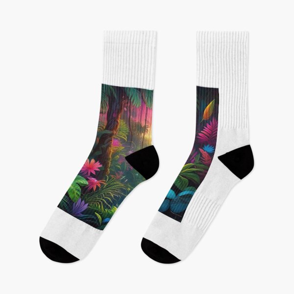 Item preview, Neon Jungle Tapestry (662) designed and sold by WASjourney.