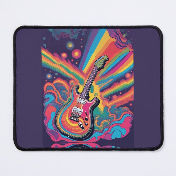 Item preview, Rainbow-colored Guitar designed and sold by COnline Designs Corner.