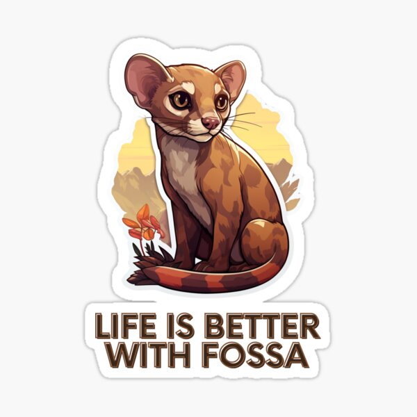 Item preview, Life is better with Fossa designed and sold by SMARTKIT  DESIGNAGENCY.
