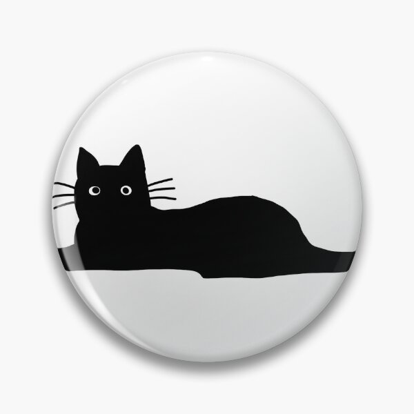 Artikelvorschau, schwarze Katze entworfen und verkauft von GameGing.