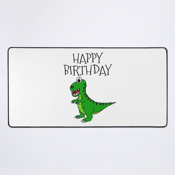 Item preview, T-Rex Dinosaur Happy Birthday designed and sold by doodlerob.