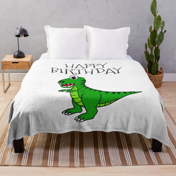 Item preview, T-Rex Dinosaur Happy Birthday designed and sold by doodlerob.