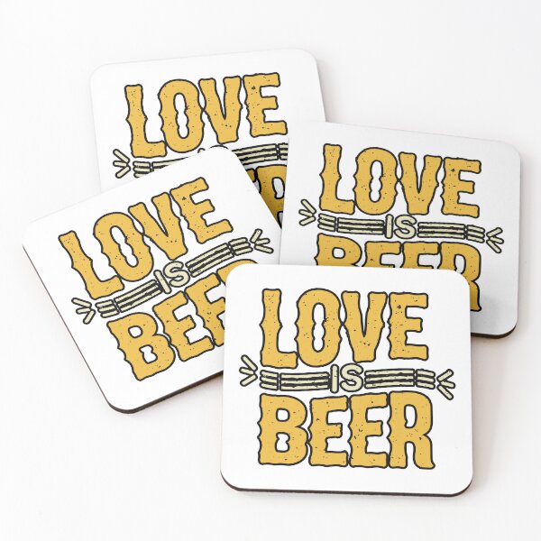 Item preview, LOVE IS BEER ! designed and sold by NebulaWhimsy.