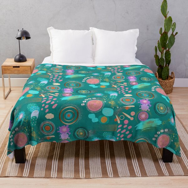 Item preview, Turquoise & Gold Coloured Design designed and sold by MarieSusan.