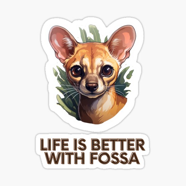 Item preview, Life is better with Fossa designed and sold by SMARTKIT  DESIGNAGENCY.