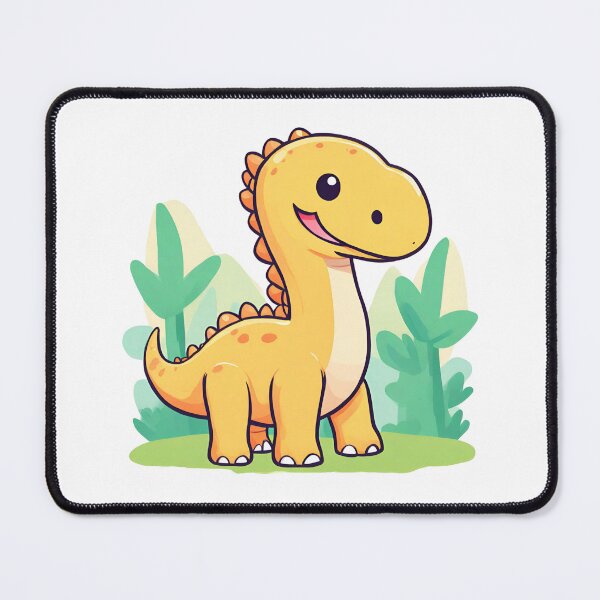 Item preview, Cute dinosaur, cute yellow brachiosaurus, cute dino designed and sold by PurpleWay.