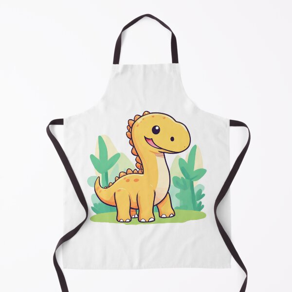 Item preview, Cute dinosaur, cute yellow brachiosaurus, cute dino designed and sold by PurpleWay.