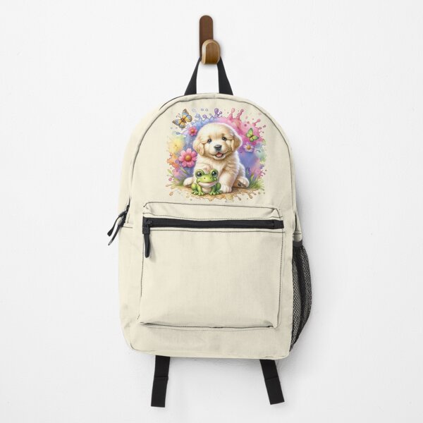 Item preview, Golden Retriever Spring Splash designed and sold by critterpatchusa.
