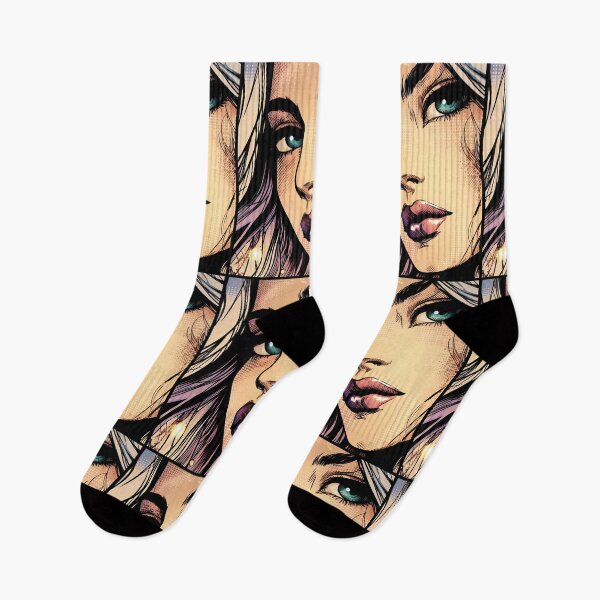 Item preview, Blond Girl Blue Eyes Face Portrait designed and sold by ByteyCreatives.