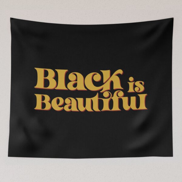 Item preview, Black is Beautiful - Black History Month Gifts - Black Pride - 1970s - Vintage Retro designed and sold by DesignByLeo.