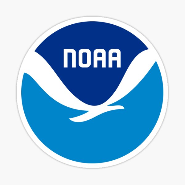 Vista previa del artículo con la obra «Logotipo de la NOAA 2021», diseñado y vendido por Asa Schlobohm.