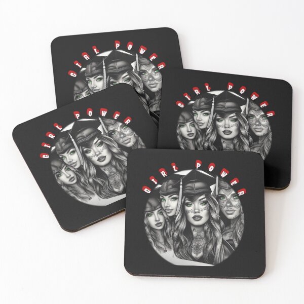 Item preview, Girl power, cool green eyed women graduates designed and sold by sailorsam1805.