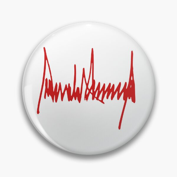 Item preview, Donald Trump Signature in Red designed and sold by Gentle40Winks.