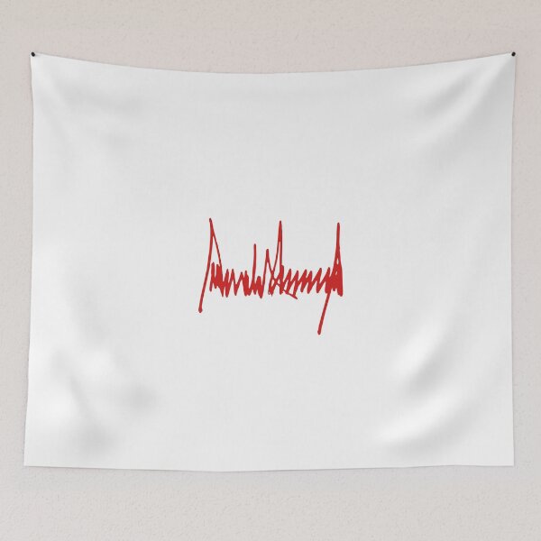 Item preview, Donald Trump Signature in Red designed and sold by Gentle40Winks.