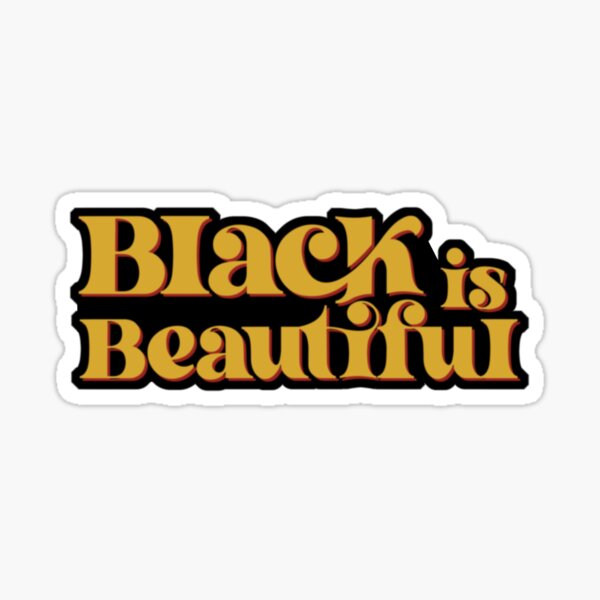 Item preview, Black is Beautiful - Black History Month Gifts - Black Pride - 1970s - Vintage Retro designed and sold by DesignByLeo.