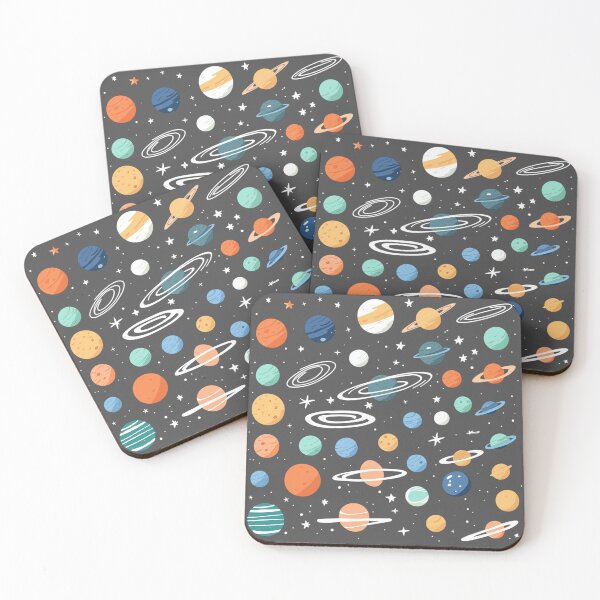 Item preview, Vibrant Planetary Orbits and Stars Pattern designed and sold by HecoPhoto.