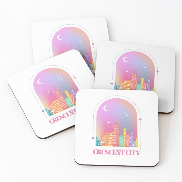 Item preview, Colorful Crecent City Logo designed and sold by BookishApparell.
